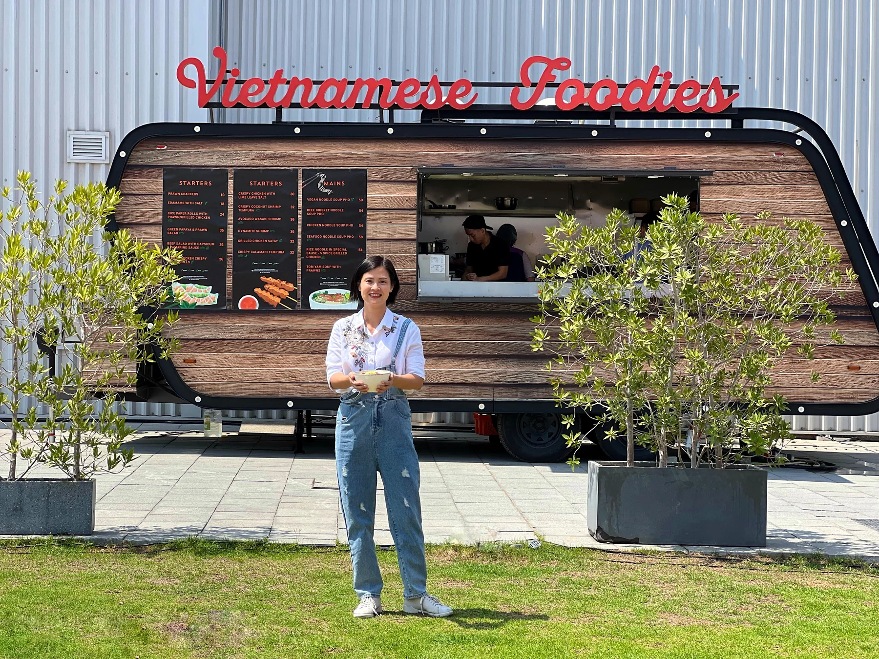 Vietnamese Foodies food truck at an event in Dubai