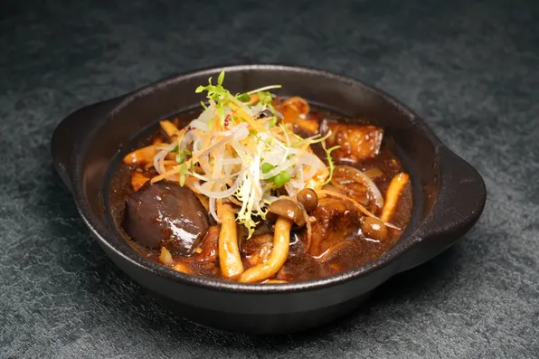 Ca Tim Om Dau Phu - Tofu Eggplant Claypot