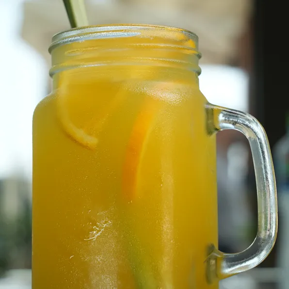 Orange Lemongras Coconut Juice