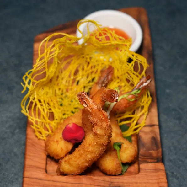 Tom Chien Dua - Crispy Coconut Shrimps